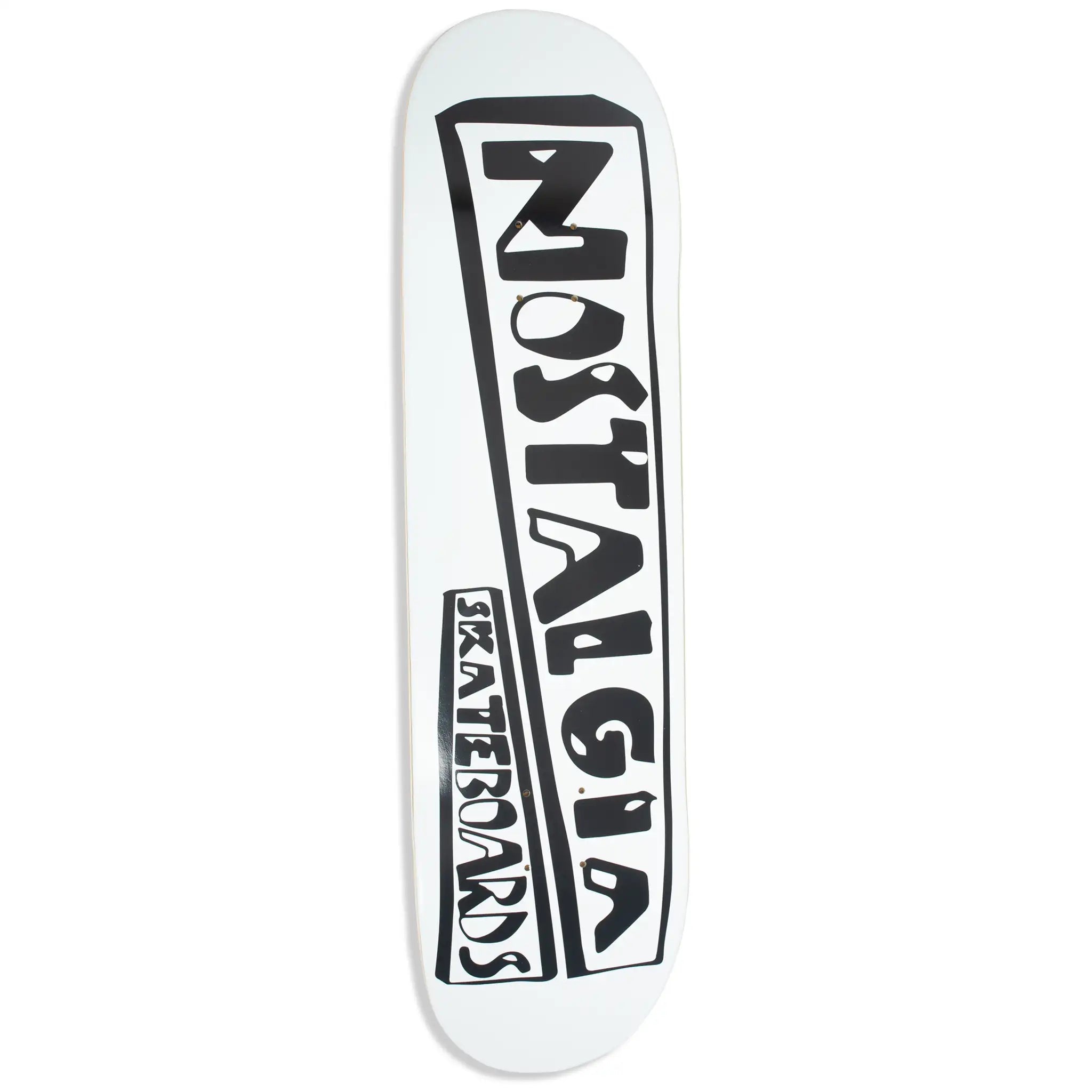 Logo | White |  8.0 inch Deck inkl. Mob Grip