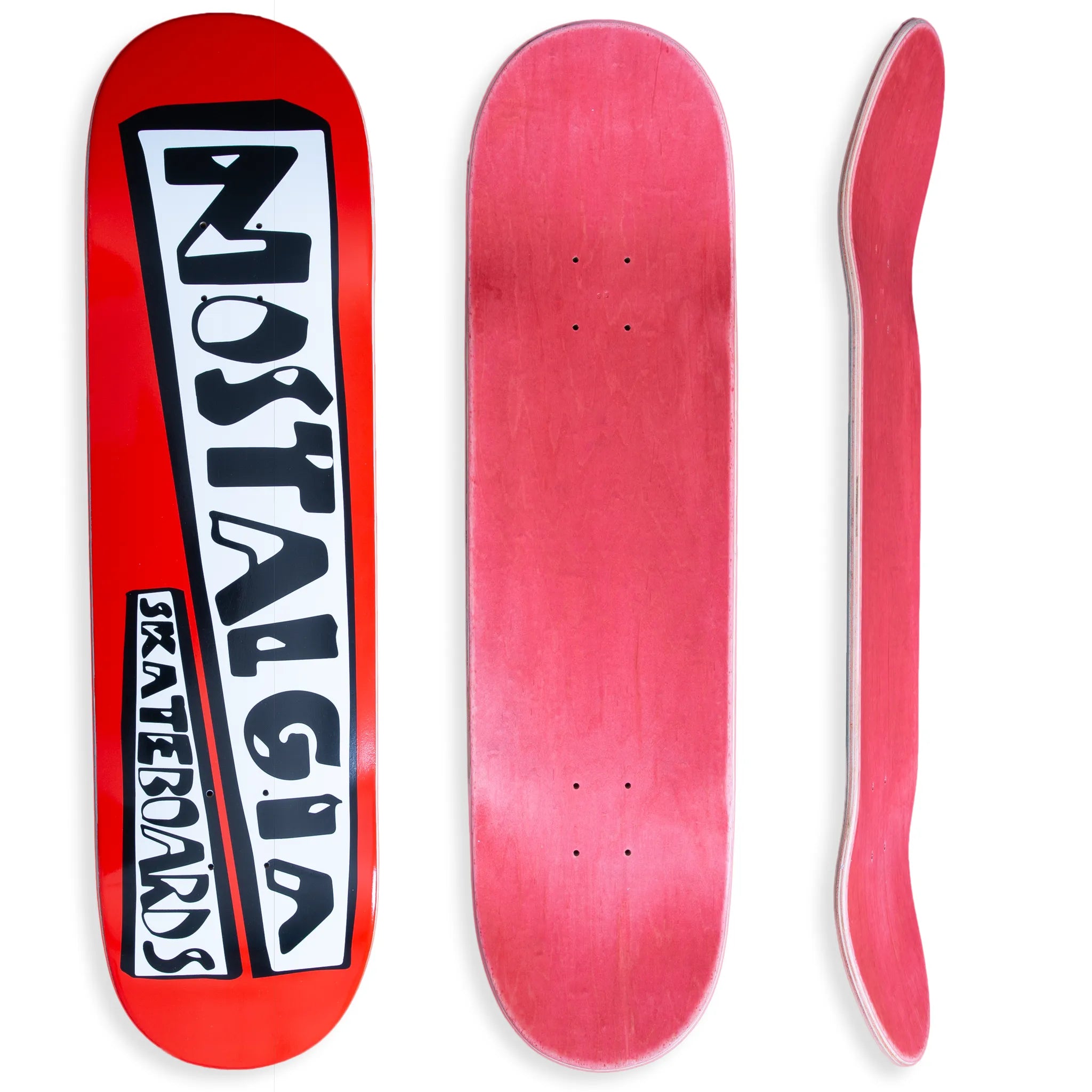 Logo | Red | 8.125 inch Deck inkl. Mob Grip
