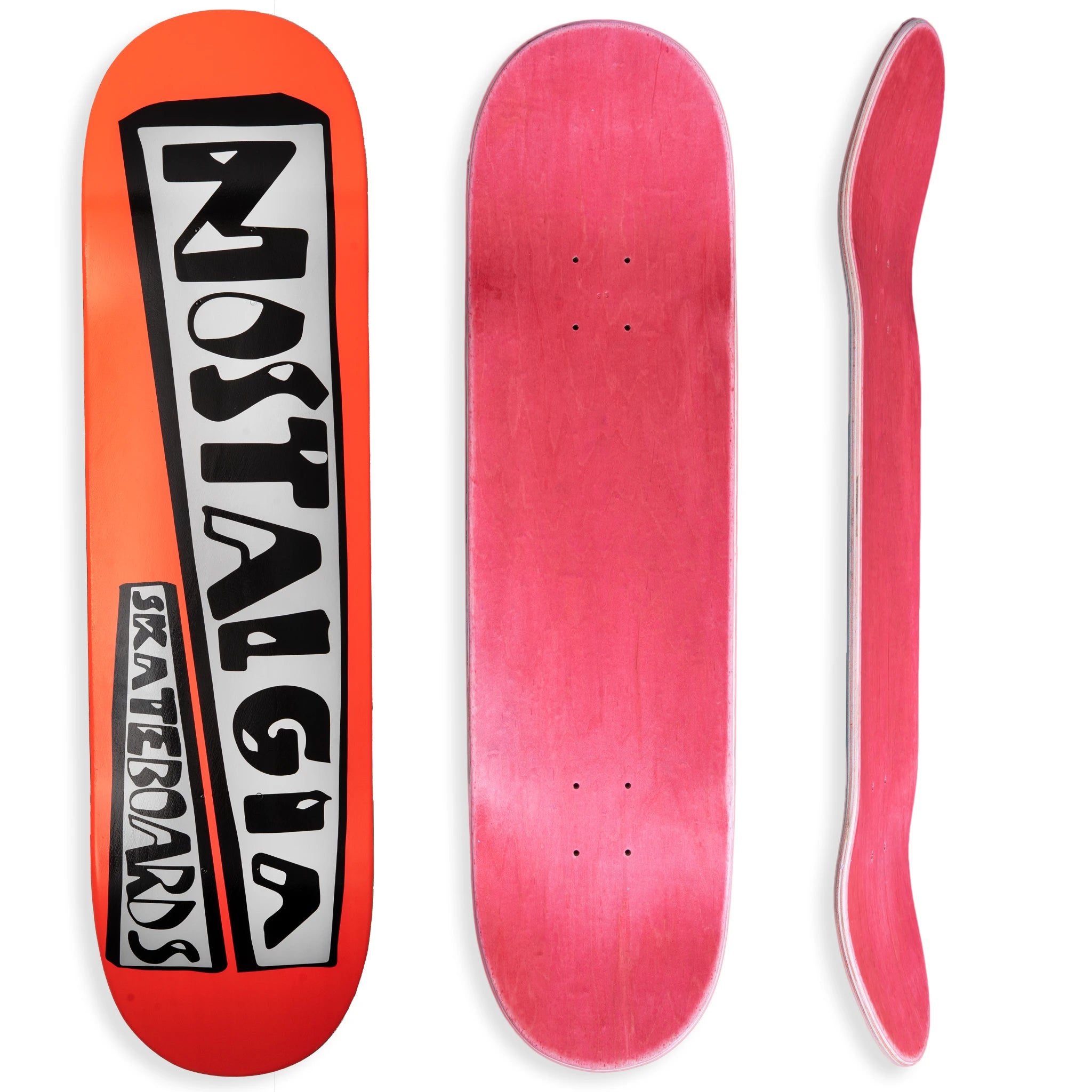 Logo | Neon Orange |  8.38 inch Deck inkl. Mob Grip