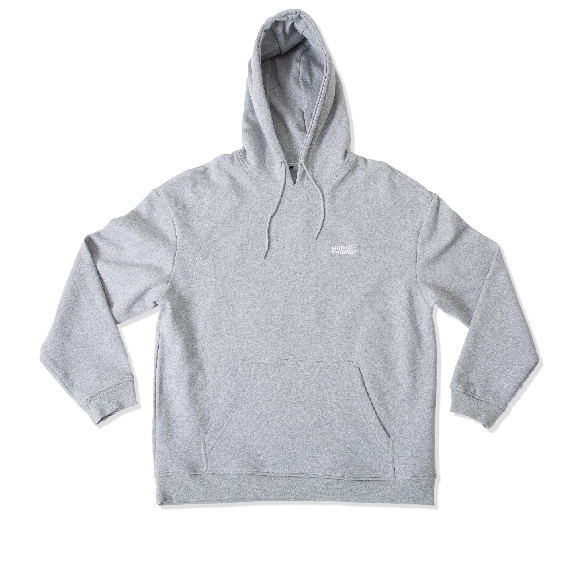 OVERSIZE HOODIE | LOGO | HEATHER GREY