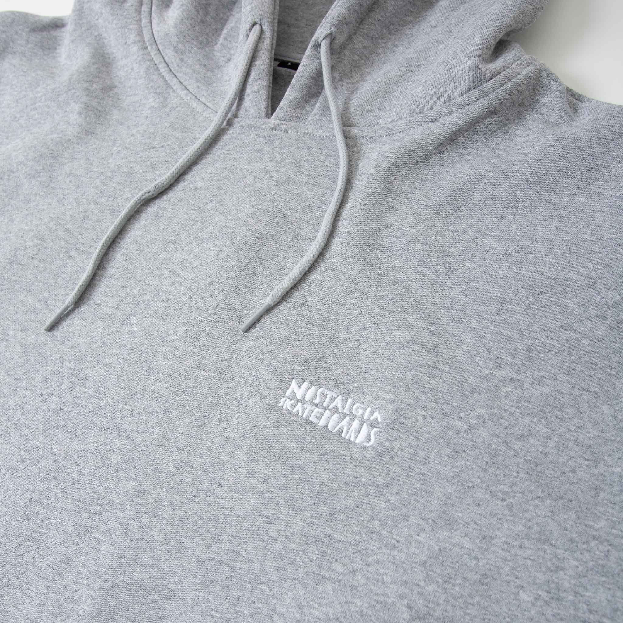 OVERSIZE HOODIE | LOGO | HEATHER GREY