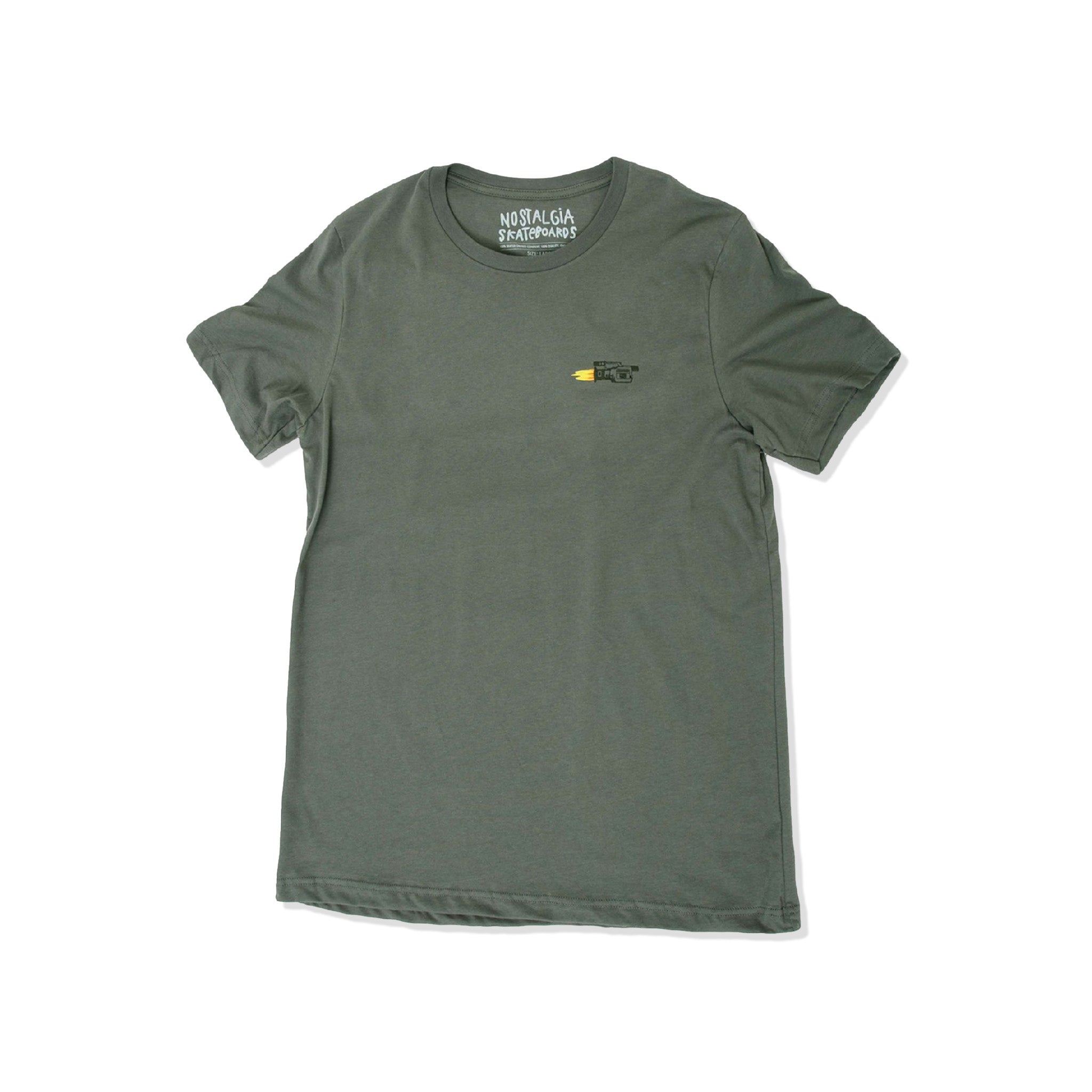 BACKPRINT TEE | VX1000 FLAMETHROWER | MILITARY GREEN