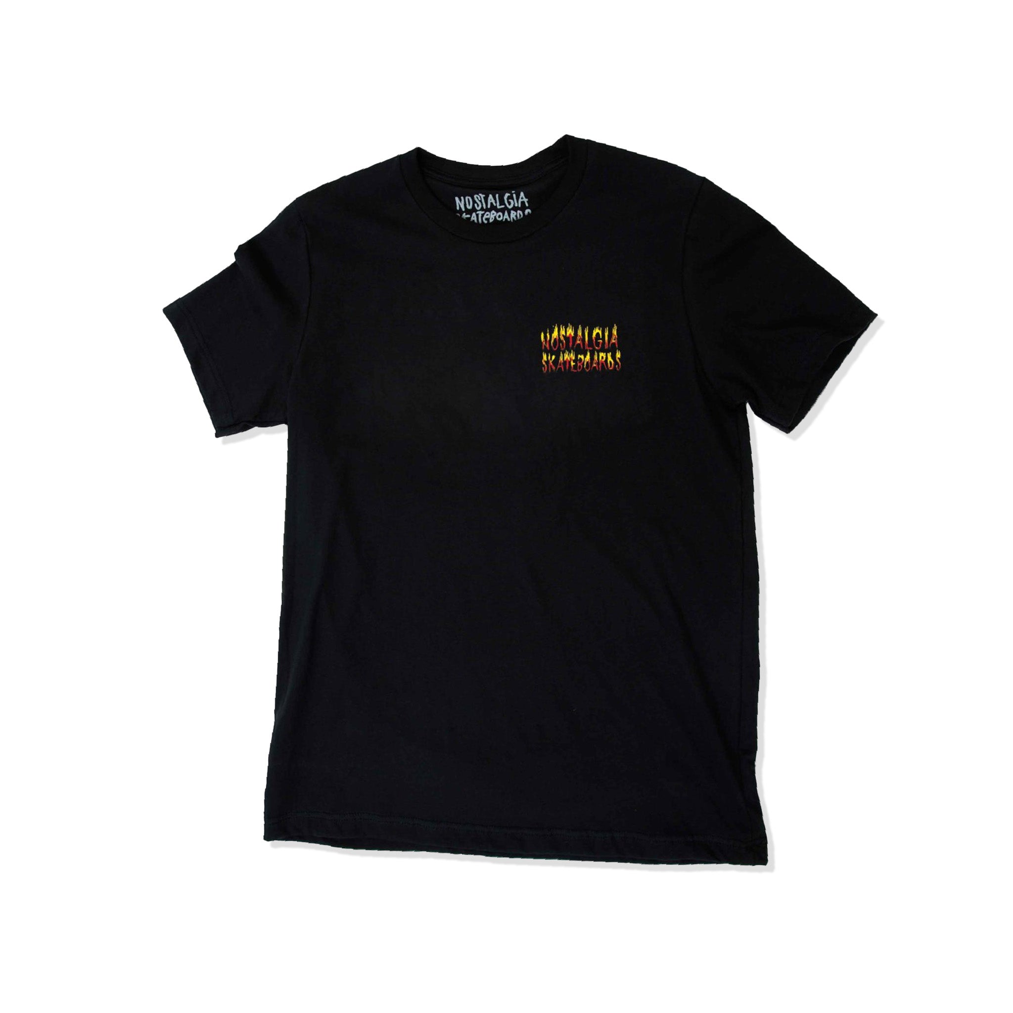 T-SHIRT | FLAME LOGO | BLACK