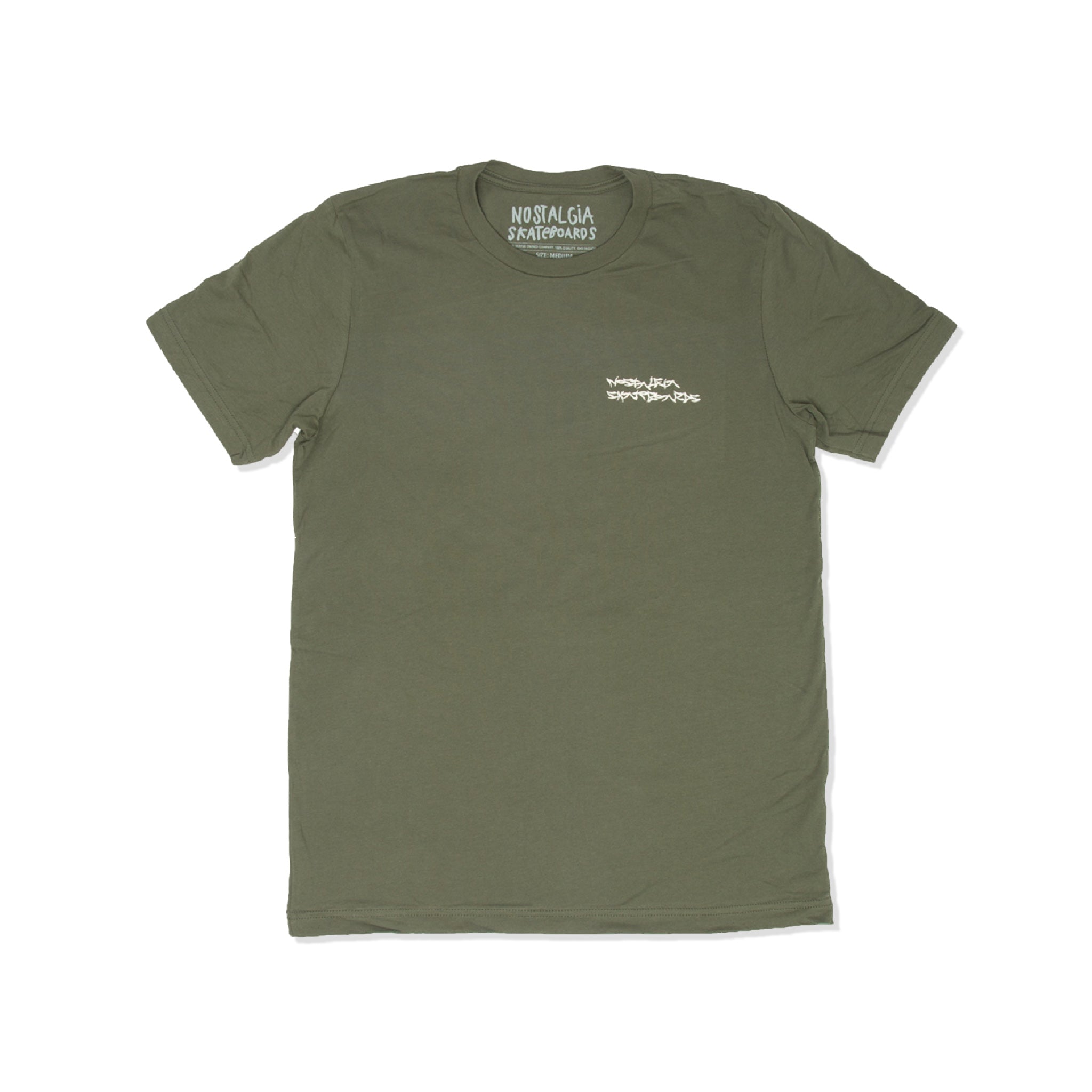 BACKPRINT TEE | CYBORG ARM | MILITARY GREEN